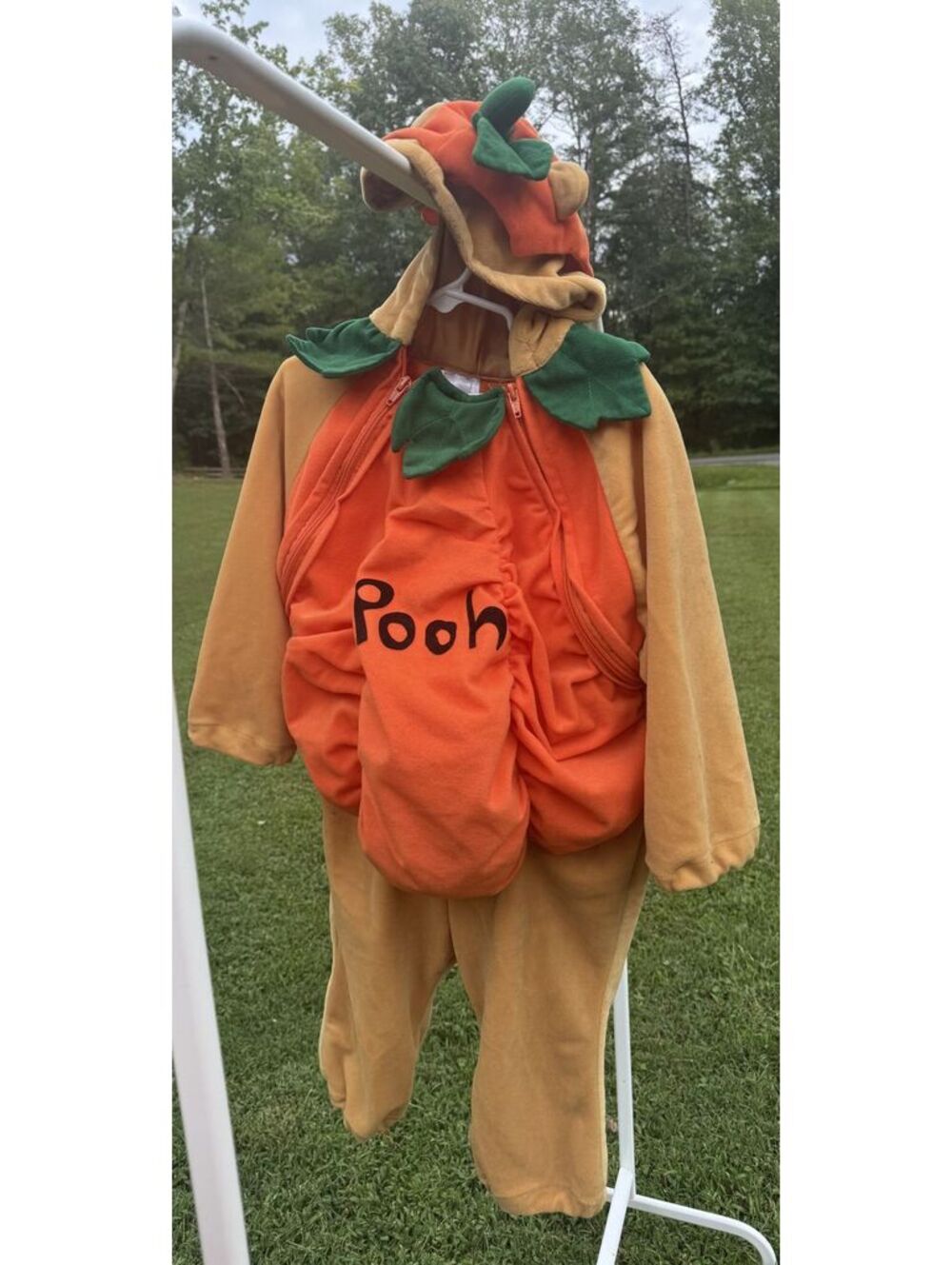 Vintage Disney Winnie the Pooh Pumpkin Costume (Can fit up to a 3T)